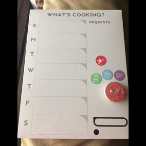 💜 5/$15 💜 Magnetic menu board